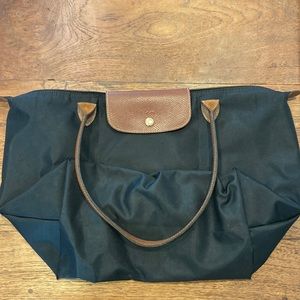Longchamp Large Le Pliage Tote Bag, Black